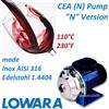 Lowara Elettropompa centrifuga monogirante Lowara CEA(N) pompa trifase acciaio inox 316