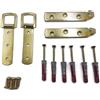 LagunaProject Kit per appendere a parete specchi/quadri, Resistente, placcato in ottone, fino a 25 kg