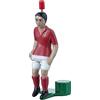 TIPP-KICK Top-Kicker Classic I Giocatore Originale per Grandi e Piccini I Divertiti con questo personaggio di calcio in qualsiasi gioco Accessori Maglia Rossa