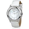 GUESS w85116l1 - Orologio da donna, cinturino in pelle colore bianco