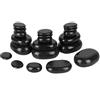Dioche 20 Pezzi professionale per massaggi Stone, pietra naturale terapia di massaggio lava set Hot spa Rock pietre di basalto, terapia di massaggio, Nero