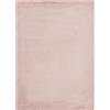 -LUXOR- living Tappeto in pelliccia sintetica Coste per camera da letto, ideale per la camera da letto, comodo tappeto in pelliccia di agnello, 120 x 170 cm, rosa antico