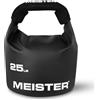 Meister BEAST - Kettlebell portatile per sabbia, peso sacco di sabbia, 11,3 kg, nero