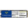 Timetec SSD 3D NAND TLC SATA III 6Gb/s M.2 2280 NGFF 64TBW Read Speed Up to 520MB/s SLC Cache Performance Boost Internal Solid State Drive for PC Computer Laptop and Desktop (512GB)