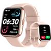 Tensky Smartwatch Donna Uomo 1.8 Orologio Chiamate e Risposta Alexa Integrata Smart Watch con Cardiofrequenzimetro SpO2 Stress, 100 modalità Sport, Monitoraggio del Sonno IP68, per Android iOS