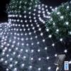 Acxilexy Luci a Rete Solare per Esterni, 1.5 M x 1.5 M 96 LEDs Rete Luminosa con 8 Modalità, Telecomando, Impermeabili Rete luminosa a LED, Tenda Fata Luci per Natale Giardino Albero Recinzione