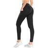 CAMBIVO Leggins Sportivi Donna Vita Alta, Leggings Pantaloni Yoga Pilates Opaco Elasticizzati, Pantacollant Yoga Pants Push up Comodi per Gym, Fitness, Ginnastica, Running (Neri)