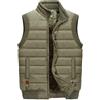 OlyljpinZ Gilet Invernale da Uomo in Pile da Pesca Giacca Senza Maniche Antivento Gilet per la Fotografia All'aperto con Tasche Multiple Giubbotto Imbottiti Trapuntato