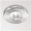 Gea Led Faretto Incasso Alluminio Gea Led Glam Gfa900 Led Spot Tondo Moderno, Nichel satinato, 3000°K (luce calda)