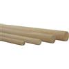 vasalat Bacchette di legno scanalate per fai da te, 100 cm x 8 mm, in faggio naturale, contenuto 12 pezzi