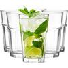 Glasmark KROSNO 1992 Glasmark KROSNO, 270ml, Set di 6 pezzi, Bicchieri da long drink, Bicchieri da long drink, Bicchieri highball, Bicchieri da acqua, Bicchieri da cocktail, Bicchieri da caipirinha