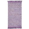 andiamo Wohnidee Luxor Living Frida - Tappeto in fibra naturale, tessuto a mano, 60 x 120 cm, colore: Melanzana