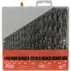 CON:P Max-Power BP301919 Set Punte per trapano,in Acciaio HSS, per metallo, 19 Pezzi