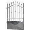 Leroy Merlin Cancelletto manuale battente Monte Bianco SX in ferro, apertura a sinistra, L 104.5, H 150-165 cm, di colore grigio zincato