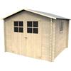 DECOR ET JARDIN Casetta da giardino DECOR ET JARDIN Mirama in legno con porta doppio battente, superficie interna 6 m² e spessore parete 19 mm