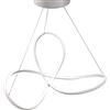 Leroy Merlin Lampadario LED moderno SMILLA bianco Ø60cm, luce naturale 4800 lumen