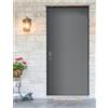 Yale Porta blindata YALE Lion L 80 x H 210 cm grigio/bianco matrix apertura destra