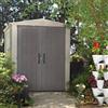 Keter Casetta da giardino KETER Factor in polipropilene tortora con porta doppio battente, superficie interna 2.95 m² e spessore parete 16 mm