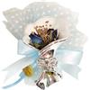 Generico Sacchetto Portaconfetti Bomboniera mazzo di fiori colorati Segnaposto COMPLETO Matrimonio, Anniversario, Nascita, Battesimo, Confetti, Bigliettino PERSONALIZZATO. Una vasta gamma di colori