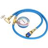 Youngine Universal 1M Auto Car R134A Manometro del refrigerante Tubo Flessibile AC R134A Tubo refrigerante in Rame con Carica a U con manometro