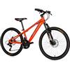 moma bikes Bicicletta MTB Bambino, GTT24, Alluminio, SHIMANO 21v, Freni a Disco, Sospensioni Avanti