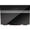 Hotpoint HHVS 8.7F LT K Cappa aspirante a parete Nero, Acciaio inossidabile 458m³/h A cappa aspirante