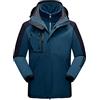 vokkrv Giacca da uomo con cappuccio invernale impermeabile casual cappotto Giacca Sci calda montagna Giacche Pile antivento Parka Outdoor Giubbotto Cappotti taglia forte