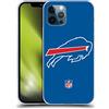 Head Case Designs Licenza Ufficiale NFL Semplice Buffalo Bills Logo Custodia Cover in Morbido Gel Compatibile con Apple iPhone 12 / iPhone 12 Pro