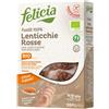Felicia Bio Sedanini alle Lenticchie Rosse Pasta Biologica, 250g