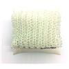 Sodini bracciale semi-rigido alto in pizzo bianco e cristalli art. B000141
