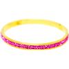 Sodini BRACCIALE RIGIDO DORATO CON una ASCIA DI STRASS ROSA ART. B000540