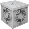 Elettrocanali Spa Pozzetto di Derivazione Carrabile Dimensioni Esterne 200x200mm Elettrocanali ECPOZ.20
