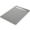SENSEA Piatto doccia SENSEA in resina Neo Metal Grid grigio L 80 x L 120 x H 3 cm opaco effetto pietra