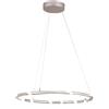 NOVECENTO Lampadario LED moderno Teddy grigio, luce naturale 5800 lumen, NOVECENTO
