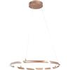 NOVECENTO Lampadario LED moderno Teddy dorato Ø60cm, luce calda 5800 lumen, NOVECENTO