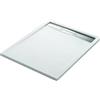 SENSEA Piatto doccia SENSEA in resina Neo Metal Grid bianco L 70 x L 90 x H 3 cm opaco effetto pietra