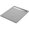 SENSEA Piatto doccia SENSEA in resina Neo Metal Grid grigio L 70 x L 90 x H 3 cm opaco effetto pietra