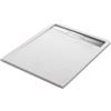SENSEA Piatto doccia SENSEA in resina Neo Metal Grid bianco L 70 x L 100 x H 3 cm opaco effetto pietra