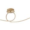 NOVECENTO Plafoniera LED moderno Wendy, beige 58x18 cm, luce naturale NOVECENTO