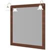 Specchio con illuminazione integrata bagno rettangolare L 105 x H 70 cm  SENSEA