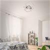 Briloner Plafoniera LED Frame argento IP20 cct da bianco caldo al bianco neutro, 4000 lumen BRILONER