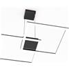 Leroy Merlin Lampadario LED design Kira nero, luce naturale 5300 lumen