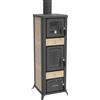 Leroy Merlin Stufa a legna Rina Forno 6.11 kW beige