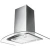 Faber Cappa ad isola Glassy FABER argento L 90 cm