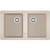 Franke Lavello integrato 2 vasche in fragranite sabbia FRANKE Boston Sahara L 50 x L 86 cm