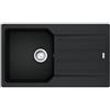 Franke Lavello sopratop 1 vasca in fragranite nero FRANKE City L 50 x L 86 cm