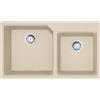 Franke Lavello sopratop 2 vasche in fragranite avena FRANKE City L 50 x L 86 cm