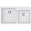 Franke Lavello sopratop 2 vasche in fragranite bianco FRANKE City L 50 x L 86 cm