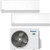 Panasonic Condizionatore a muro multisplit PANASONIC DUAL etherea WIFI NANOEX 9 + 12 BTU classe A+++