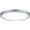 Paulmann Plafoniera LED PLAFONIERA ATRIA GRIGIA 30 16W Ø 30 cm argento IP21 bianco naturale, 1800 lumen PAULMANN